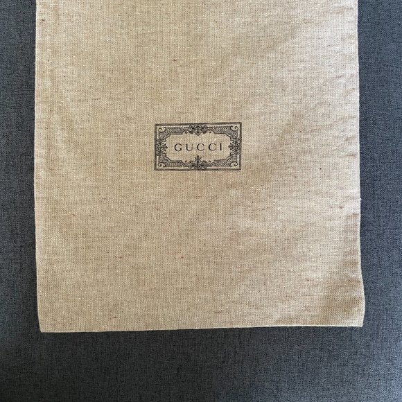 GUCCI Dust Cover Bag 8.5” x 16.5” Inches with Drawstring - Picture 2 of 7